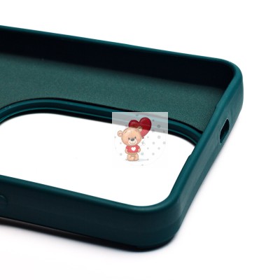 Чехол-накладка для Infinix Hot 40 Pro (собака) (темно-зеленый) - SC335