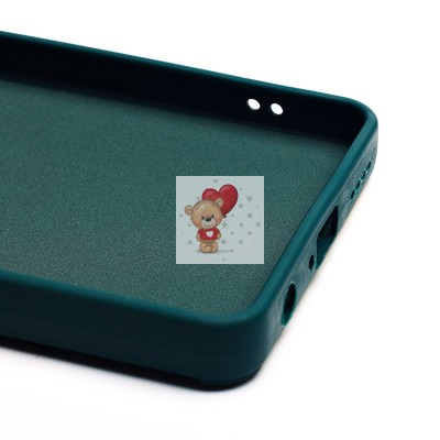 Чехол-накладка для Infinix Hot 40 Pro (собака) (темно-зеленый) - SC335