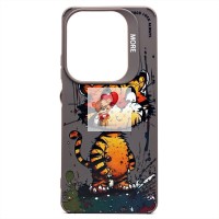 Чехол-накладка для Infinix Hot 40 Pro (тигр) (серый) - SC335