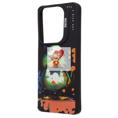 Чехол-накладка для Infinix Hot 40 Pro (утка) (черный) - SC335