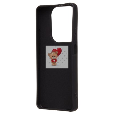 Чехол-накладка для Infinix Hot 40 Pro (черный кот) (черный) - SC335