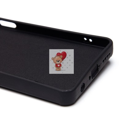 Чехол-накладка для Infinix Hot 40 Pro (черный кот) (черный) - SC335