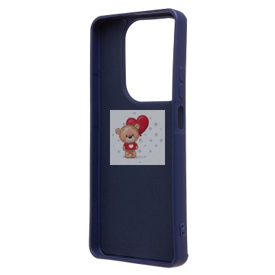 Чехол-накладка для Infinix Hot 40 (заяц) (темно-синий) - SC335 Чехол-накладка для Infinix Hot 40 (заяц) (темно-синий) - SC335