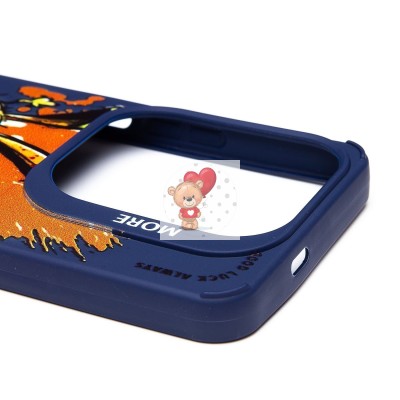 Чехол-накладка для Infinix Hot 40 (заяц) (темно-синий) - SC335 Чехол-накладка для Infinix Hot 40 (заяц) (темно-синий) - SC335