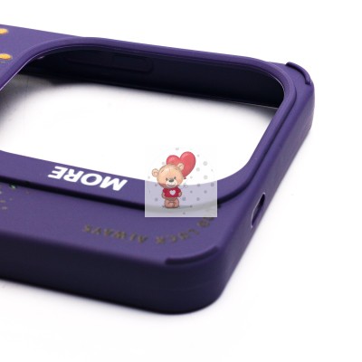 Чехол-накладка для Infinix Hot 40 (кот) (фиолетовый) - SC335 Чехол-накладка для Infinix Hot 40 (кот) (фиолетовый) - SC335