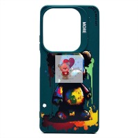 Чехол-накладка для Infinix Hot 40 (медведь) (темно-зеленый) - SC335 Чехол-накладка для Infinix Hot 40 (медведь) (темно-зеленый) - SC335
