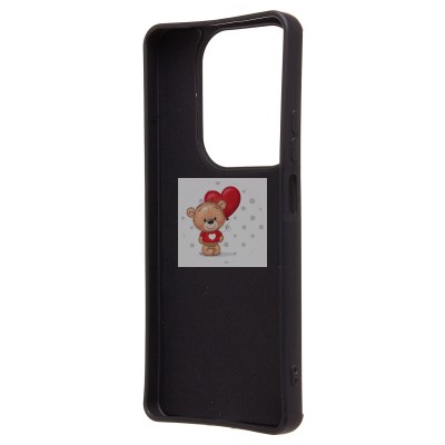 Чехол-накладка для Infinix Hot 40 (обезьяна) (черный) - SC335 Чехол-накладка для Infinix Hot 40 (обезьяна) (черный) - SC335