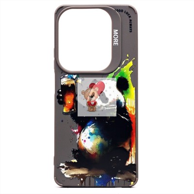 Чехол-накладка для Infinix Hot 40 (панда) (серый) - SC335 Чехол-накладка для Infinix Hot 40 (панда) (серый) - SC335