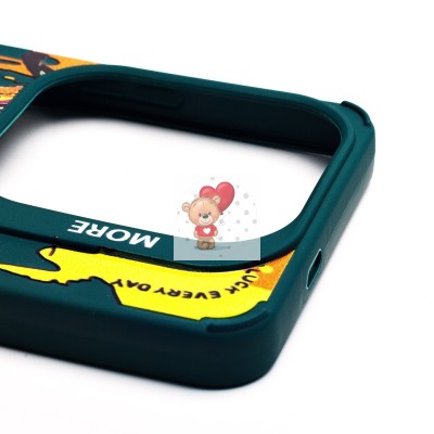 Чехол-накладка для Infinix Hot 40 (собака) (темно-зеленый) - SC335 Чехол-накладка для Infinix Hot 40 (собака) (темно-зеленый) - SC335