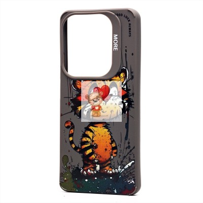 Чехол-накладка для Infinix Hot 40 (тигр) (серый) - SC335 Чехол-накладка для Infinix Hot 40 (тигр) (серый) - SC335