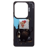 Чехол-накладка для Infinix Hot 40 (черный кот) (черный) - SC335