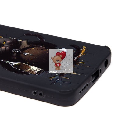 Чехол-накладка для Infinix Hot 40 (черный кот) (черный) - SC335