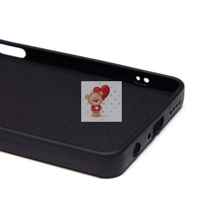 Чехол-накладка для Infinix Hot 40 (черный кот) (черный) - SC335