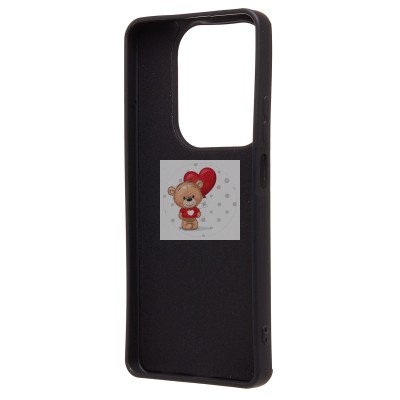 Чехол-накладка для Infinix Hot 40 (черный кот) (черный) - SC335 Чехол-накладка для Infinix Hot 40 (черный кот) (черный) - SC335