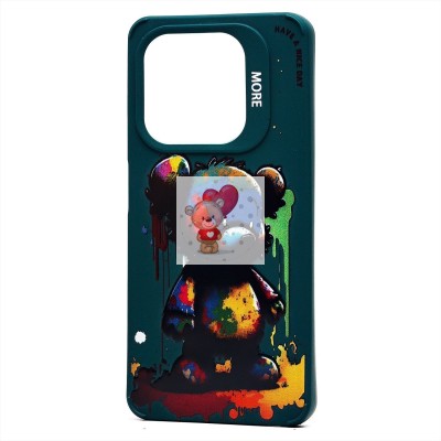 Чехол-накладка для Infinix Hot 40i (медведь) (темно-зеленый) - SC335 Чехол-накладка для Infinix Hot 40i (медведь) (темно-зеленый) - SC335
