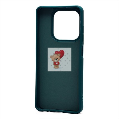 Чехол-накладка для Infinix Hot 40i (медведь) (темно-зеленый) - SC335 Чехол-накладка для Infinix Hot 40i (медведь) (темно-зеленый) - SC335