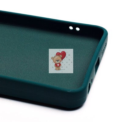 Чехол-накладка для Infinix Hot 40i (медведь) (темно-зеленый) - SC335 Чехол-накладка для Infinix Hot 40i (медведь) (темно-зеленый) - SC335