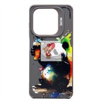 Чехол-накладка для Infinix Hot 40i (панда) (серый) - SC335 Чехол-накладка для Infinix Hot 40i (панда) (серый) - SC335