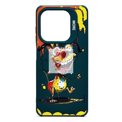 Чехол-накладка для Infinix Hot 40i (собака) (темно-зеленый) - SC335 Чехол-накладка для Infinix Hot 40i (собака) (темно-зеленый) - SC335