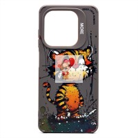 Чехол-накладка для Infinix Hot 40i (тигр) (серый) - SC335