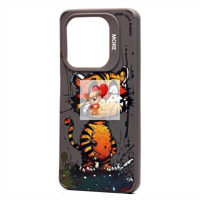 Чехол-накладка для Infinix Hot 40i (тигр) (серый) - SC335