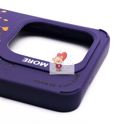 Чехол-накладка для Infinix Smart 8 (кот) (фиолетовый) - SC335 Чехол-накладка для Infinix Smart 8 (кот) (фиолетовый) - SC335