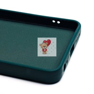 Чехол-накладка для Infinix Smart 8 (медведь) (темно-зеленый) - SC335 Чехол-накладка для Infinix Smart 8 (медведь) (темно-зеленый) - SC335