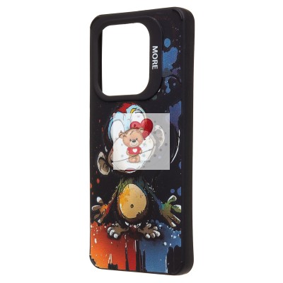 Чехол-накладка для Infinix Smart 8 (обезьяна) (черный) - SC335 Чехол-накладка для Infinix Smart 8 (обезьяна) (черный) - SC335