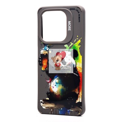 Чехол-накладка для Infinix Smart 8 (панда) (серый) - SC335 Чехол-накладка для Infinix Smart 8 (панда) (серый) - SC335