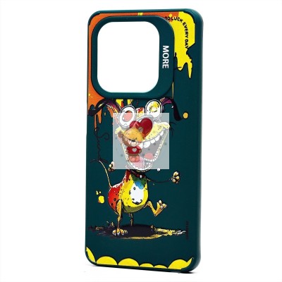 Чехол-накладка для Infinix Smart 8 (собака) (темно-зеленый) - SC335 Чехол-накладка для Infinix Smart 8 (собака) (темно-зеленый) - SC335