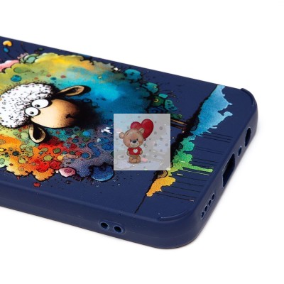 Чехол-накладка для Realme C30 (овечка) (темно-синий) - SC335 Чехол-накладка для Realme C30 (овечка) (темно-синий) - SC335