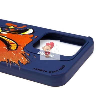 Чехол-накладка для Realme C51 (заяц) (темно-синий) - SC335