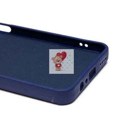 Чехол-накладка для Realme C51 (заяц) (темно-синий) - SC335