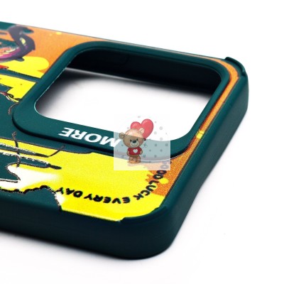 Чехол-накладка для Realme Note 50 (собака) (темно-зеленый) - SC335