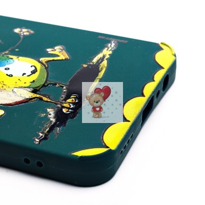 Чехол-накладка для Realme Note 50 (собака) (темно-зеленый) - SC335