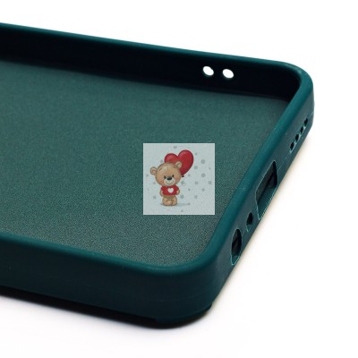 Чехол-накладка для Realme Note 50 (собака) (темно-зеленый) - SC335