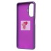 Чехол-накладка для Realme C55 (кот) (фиолетовый) - SC335