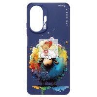 Чехол-накладка для Realme C55 (овечка) (темно-синий) - SC335 Чехол-накладка для Realme C55 (овечка) (темно-синий) - SC335