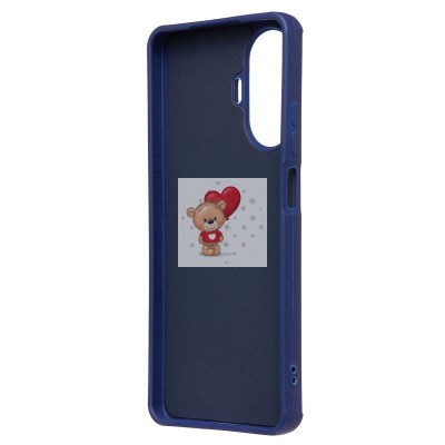 Чехол-накладка для Realme C55 (овечка) (темно-синий) - SC335 Чехол-накладка для Realme C55 (овечка) (темно-синий) - SC335