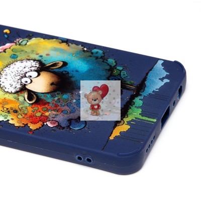 Чехол-накладка для Realme C55 (овечка) (темно-синий) - SC335 Чехол-накладка для Realme C55 (овечка) (темно-синий) - SC335