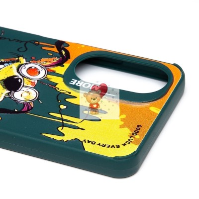 Чехол-накладка для Realme C55 (собака) (темно-зеленый) - SC335 Чехол-накладка для Realme C55 (собака) (темно-зеленый) - SC335