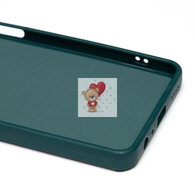 Чехол-накладка для Realme C55 (собака) (темно-зеленый) - SC335 Чехол-накладка для Realme C55 (собака) (темно-зеленый) - SC335