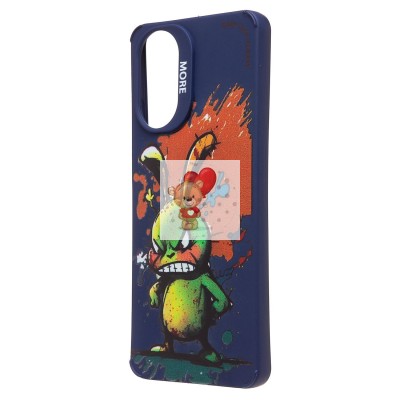 Чехол-накладка для Realme C67 4G (заяц) (темно-синий) - SC335 Чехол-накладка для Realme C67 4G (заяц) (темно-синий) - SC335
