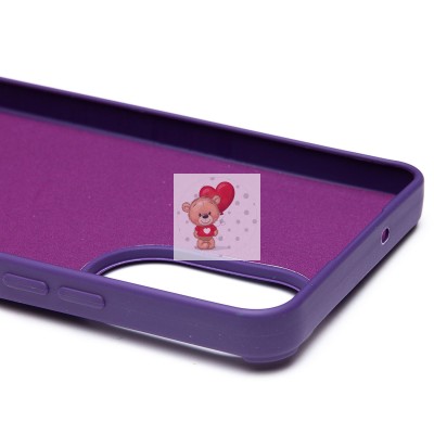 Чехол-накладка для Realme C67 4G (кот) (фиолетовый) - SC335 Чехол-накладка для Realme C67 4G (кот) (фиолетовый) - SC335