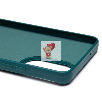 Чехол-накладка для Realme C67 4G (медведь) (темно-зеленый) - SC335 Чехол-накладка для Realme C67 4G (медведь) (темно-зеленый) - SC335