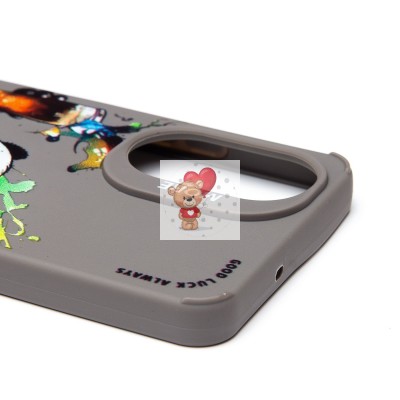 Чехол-накладка для Realme C67 4G (панда) (серый) - SC335 Чехол-накладка для Realme C67 4G (панда) (серый) - SC335