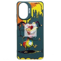 Чехол-накладка для Realme C67 4G (собака) (темно-зеленый) - SC335