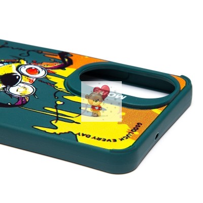 Чехол-накладка для Realme C67 4G (собака) (темно-зеленый) - SC335 Чехол-накладка для Realme C67 4G (собака) (темно-зеленый) - SC335