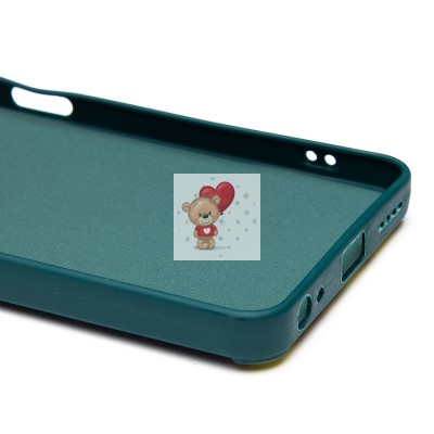 Чехол-накладка для Realme C67 4G (собака) (темно-зеленый) - SC335 Чехол-накладка для Realme C67 4G (собака) (темно-зеленый) - SC335