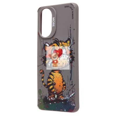 Чехол-накладка для Realme C67 4G (тигр) (серый) - SC335 Чехол-накладка для Realme C67 4G (тигр) (серый) - SC335